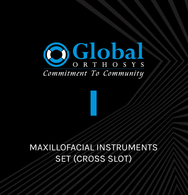 MAXILLOFACIAL INSTRUMENTS SET (CROSS SLOT)